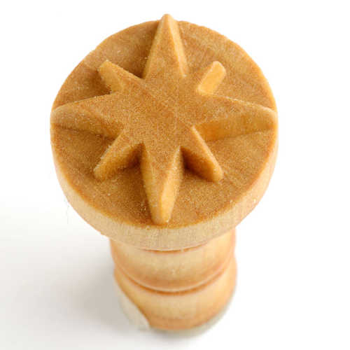 Scm-086 Medium Round Stamp – 8 Point Star