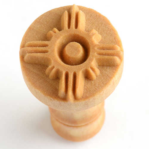 Scm-088 Medium Round Stamp – Circle on Cross
