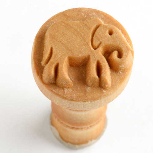 Scm-147 Medium Round Stamp – Elephant