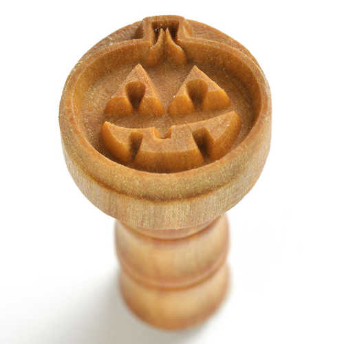Scm-165 Medium Round Stamp – Halloween Pumpkin