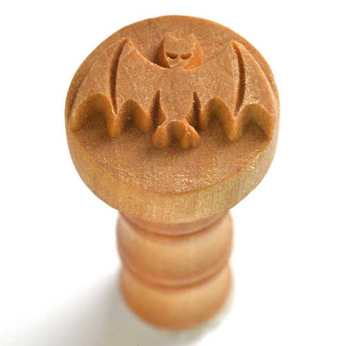 Scm-166 Medium Round Stamp – Bat