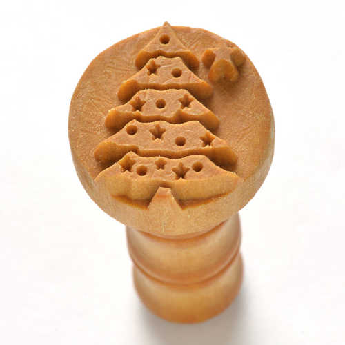 Scm-175 Medium Round Stamp – Christmas Tree