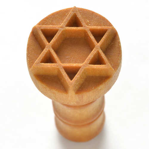 Scm-178 Medium Round Stamp &#8211; Star of David