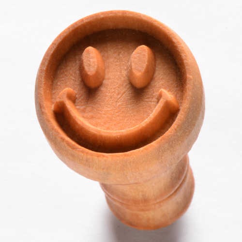 Scm-201 Medium Round Stamp – Smiley Face