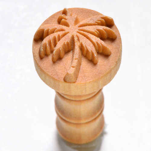 Scm-208 Medium Round Stamp – Palm Tree