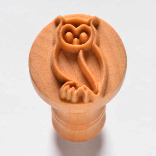 Scm-209 Medium Round Stamp – Owl