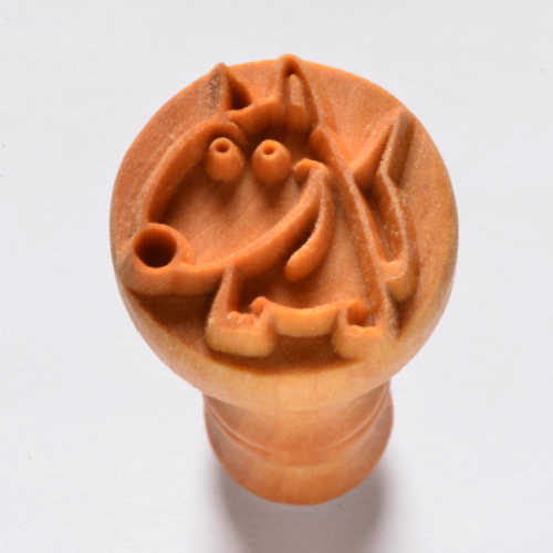 Scm-211 Medium Round Stamp – Cartoon Dog