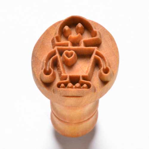 Scm-224 Medium Round Stamp &#8211; Robot Love