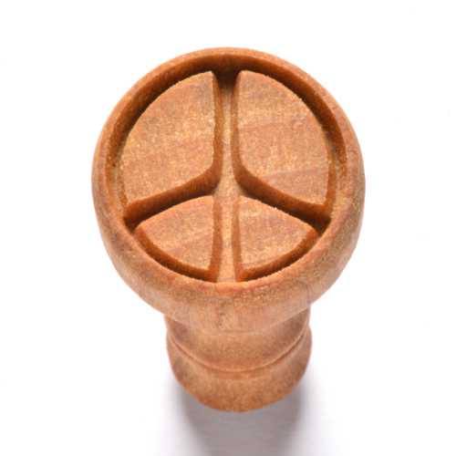 Scm-238 Medium Round Stamp – Peace Sign