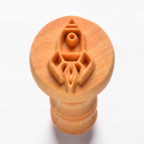 Scm-240 Medium Round Stamp – Space Ship