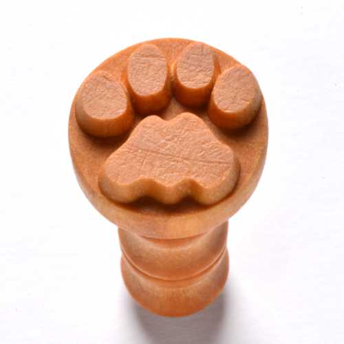 Scm-241 Medium Round Stamp – Cat Paw Print
