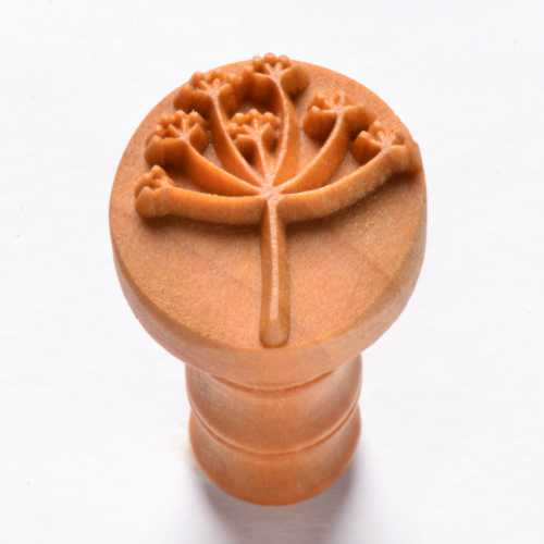 Scm-244 Medium Round Stamp – Butterfly Milkweed