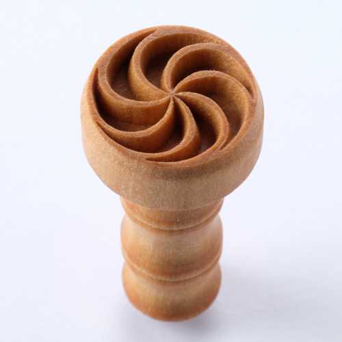 Scm-254 Medium Round Stamp – Rotating Star