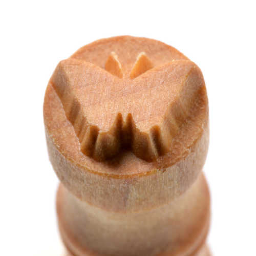 Scs-028 Small Round Stamp – Butterfly 1