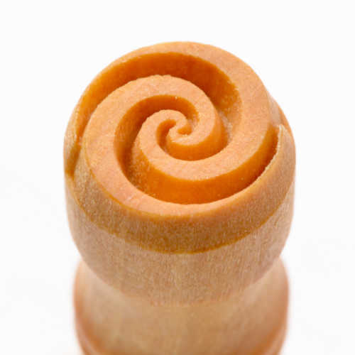 Scs-121 Small Round Stamp – Spiral 2