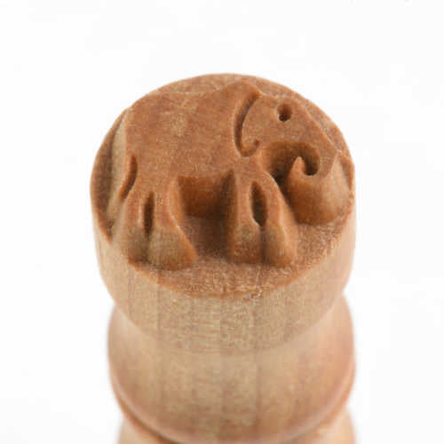 Scs-153 Small Round Stamp &#8211; Elephant