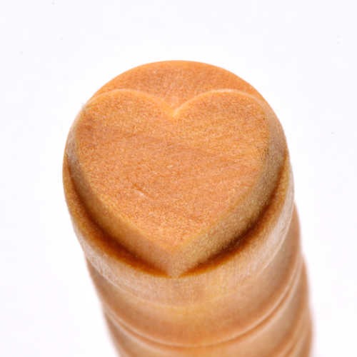 Scs-164 Small Round Stamp – Big Heart