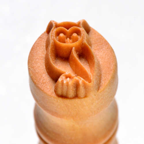 Scs-172 Small Round Stamp – Owl