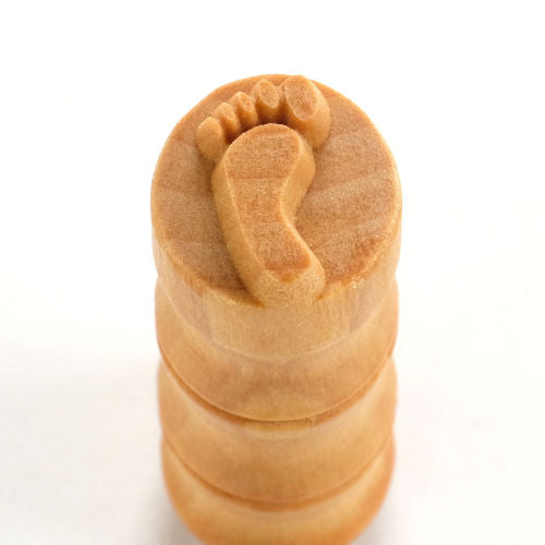 Scs-213 Small Round Stamp &#8211; Right Footprint