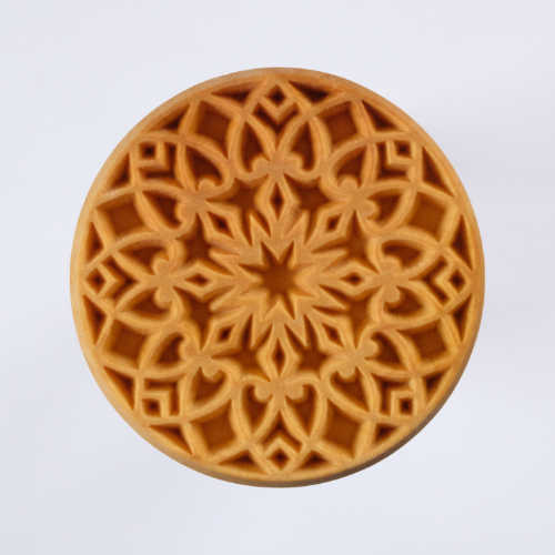 Scxl-009 Extra Large Round Stamp – Rose Window 2