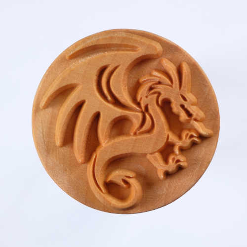 Scxl-013 Extra Large Round Stamp – Dragon
