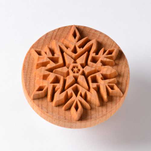 Scxl-028 Extra Large Round Stamp &#8211; Snowflake