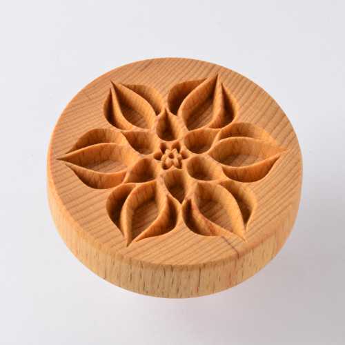 Scxl-046 Extra Large Round Stamp – Lotus Buds