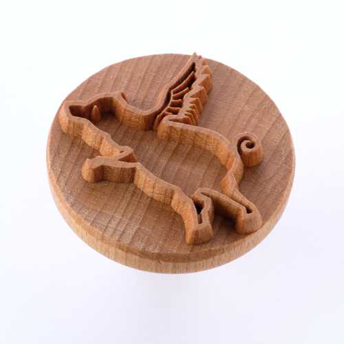 Scxl-047 Extra Large Round Stamp &#8211; Flying Pig