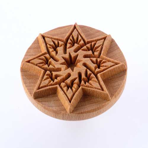Scxl-051 Extra Large Round Stamp – Star Flower