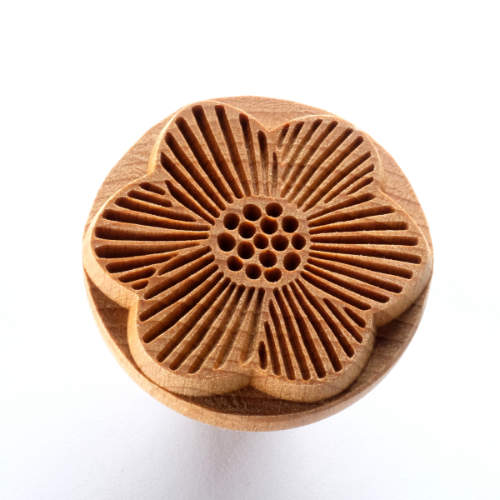 Scxl-055 Extra Large Round Stamp &#8211; Flower Design