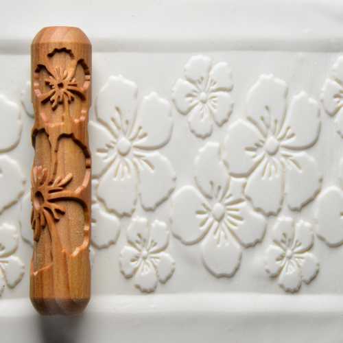 BHR-145 Big Hand Roller &#8211; Hibiscus Flowers