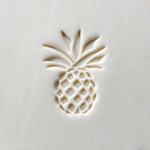 Scl-084 Large Round Stamp &#8211; Pineapple 2