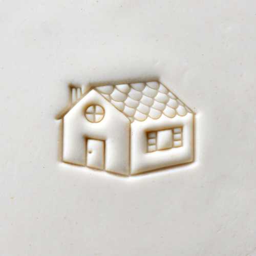 Scl-093 Large Round Stamp &#8211; Gingerbread House