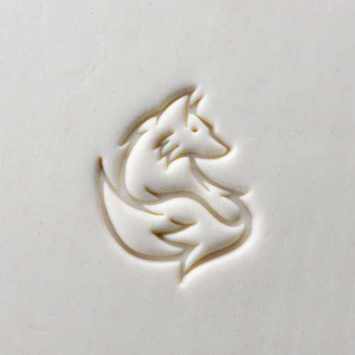 Scl-106 Large Round Stamp &#8211; Fox