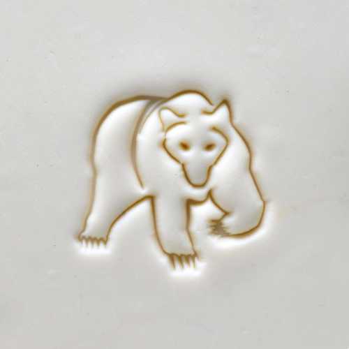Scl-123 Large Round Stamp &#8211; Grizzly Bear