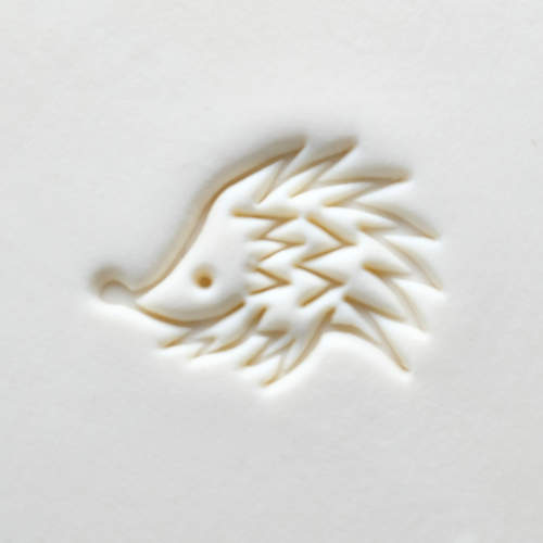 Scl-128 Large Round Stamp &#8211; Hedgehog