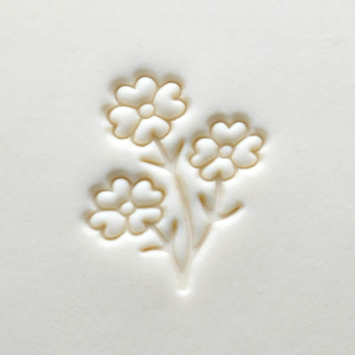 Scl-129 Large Round Stamp – Bouquet of Flowers