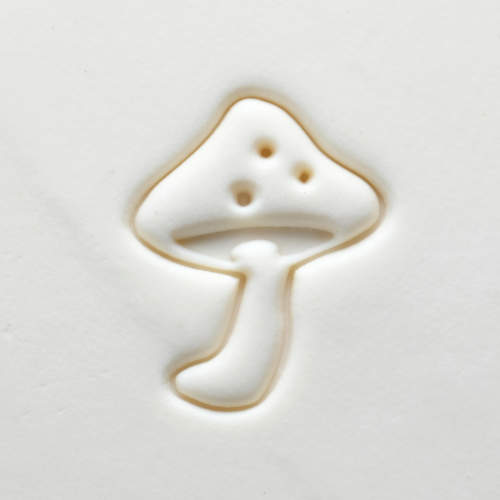 Scl-132 Large Round Stamp &#8211; Mushroom