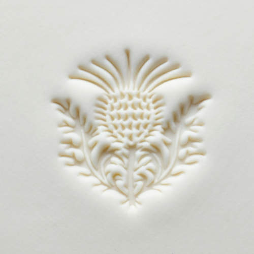 Scl-141 Large Round Stamp &#8211; Thistle