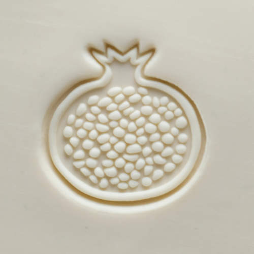 Scl-153 Large Round Stamp &#8211; Pomegranate