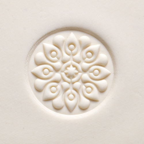 Scl-162 Large Round Stamp &#8211; Peacock Mandala
