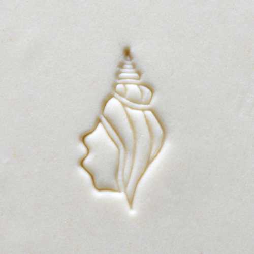 Scm-233 Medium Round Stamp &#8211; Conch Shell