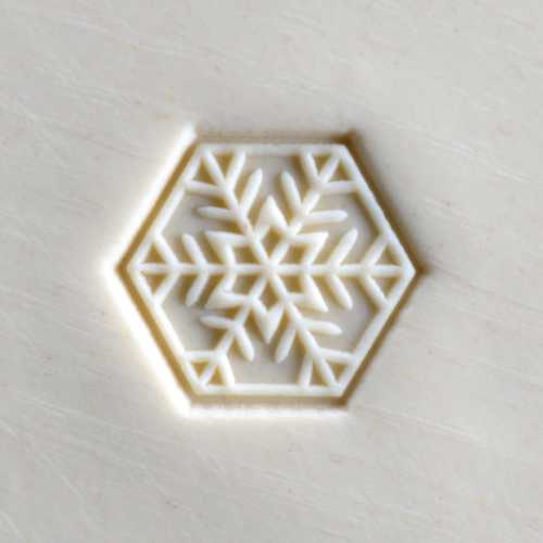 Scm-249 Medium Round Stamp &#8211; Snowflake 2