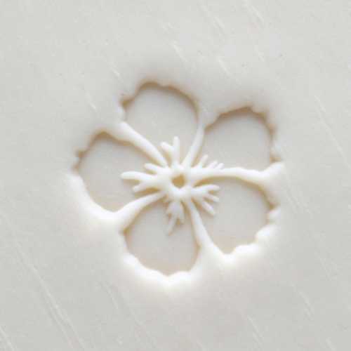 Scm-256 Medium Round Stamp &#8211; Hibiscus Flower