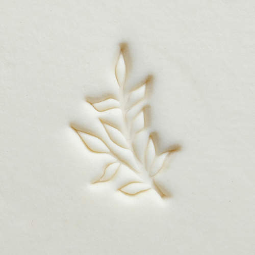 Scm-276 Medium Round Stamp &#8211; Leaves on a Branch