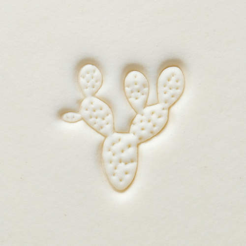 Scm-285 Medium Round Stamp &#8211; Prickly Pear Cactus