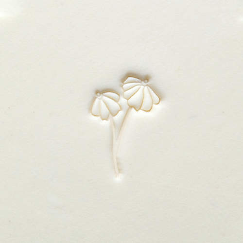Scs-203 Small Round Stamp &#8211; Cluster of Flowers