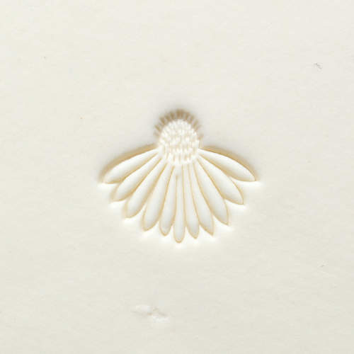 Scs-209 Small Round Stamp &#8211; Coneflower