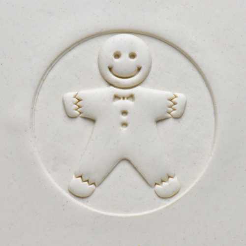 Scxl-039 Extra Large Round Stamp &#8211; Gingerbread Man