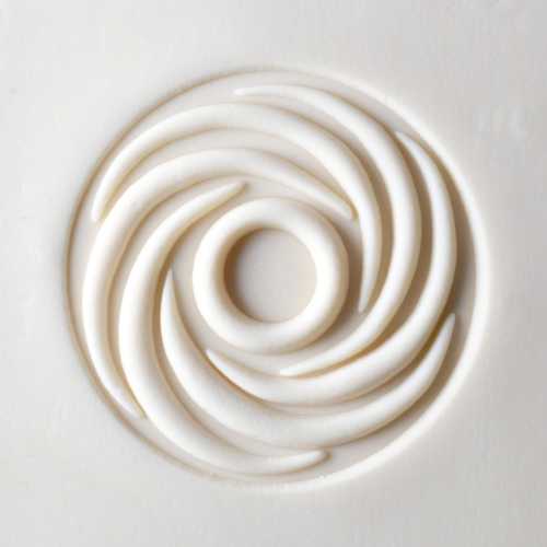 Scxl-048 Extra Large Round Stamp &#8211; Spiral Wreath